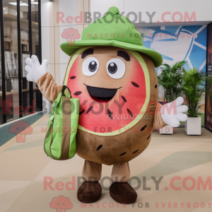 Brown Watermelon mascot...