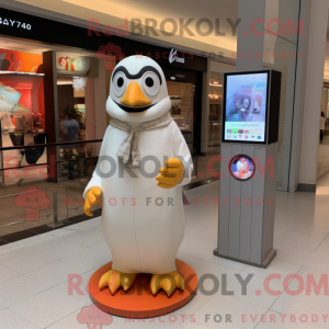 Cream Penguin mascot...
