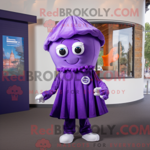 Purple Jellyfish mascot...