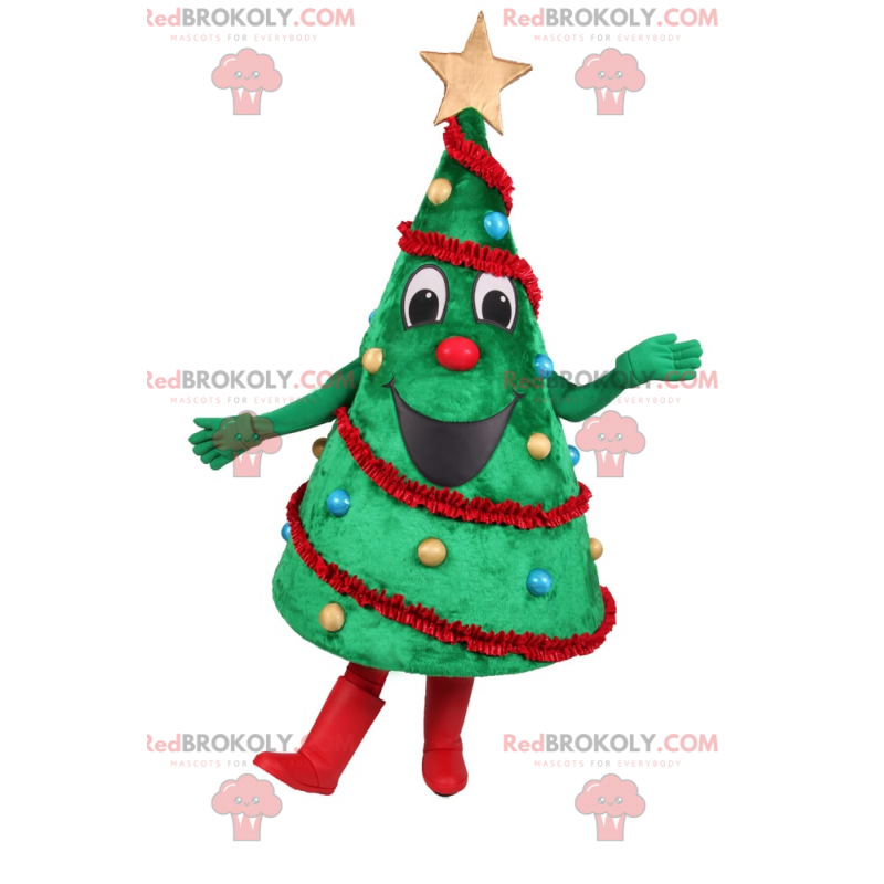 Mascotte dell'albero di Natale decorato - Redbrokoly.com