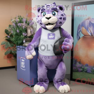 Lavendel Smilodon máscara...