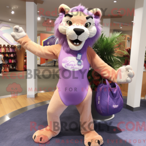 Lavendel Smilodon máscara...
