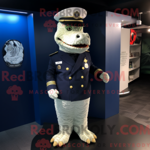 Navy Crocodile maskot...