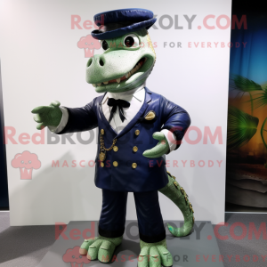 Navy Crocodile maskot...