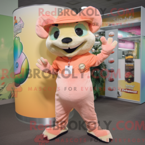 Peach Chupacabra maskot...