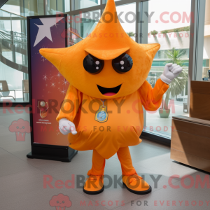 Orange Stingray mascot...