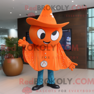 Orange Stingray maskot...