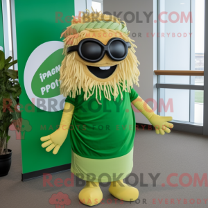 Pesto Pasta mascot costume...