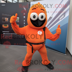 Orange Para Commando mascot...