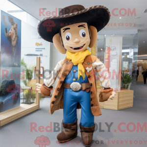 Cowboy maskot kostyme...