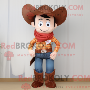 Cowboy mascot costume...