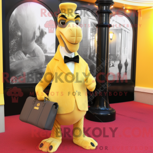 Citrongul Camel maskot...