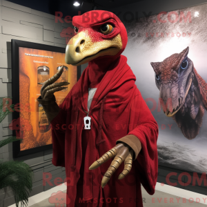 Rood Utahraptor...