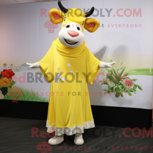 Lemon Yellow Jersey Cow...