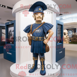 Navy Roman Soldier mascot...