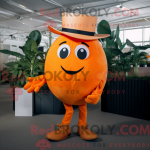 Orange Squash Maskottchen...