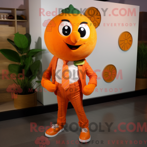 Orange Squash mascot...