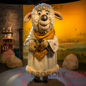Figura de máscara de ovelha...