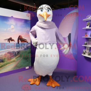 Lavender Seagull mascot...