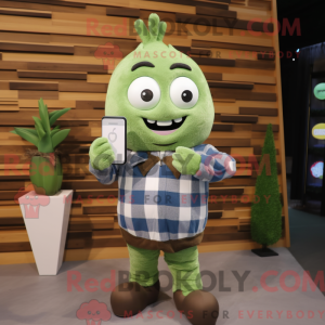 Olive Ice mascot costume...