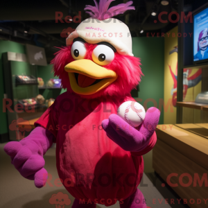 Disfraz de mascota Magenta...