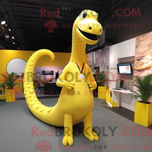 Personaggio mascotte giallo...