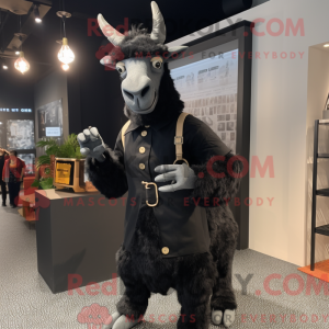 Maskottchenkostüm Schwarze...