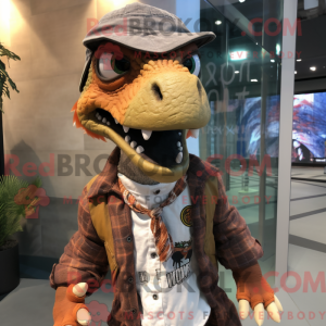 Deinonychus maskot kostume...