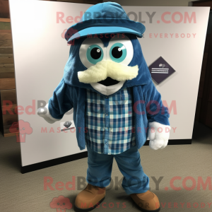 Blue Raspberry mascot...
