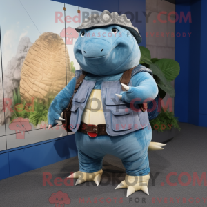 Glyptodon maskot kostume...