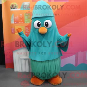 Postava maskota Teal...