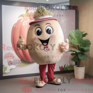 Tan Raspberry maskot...