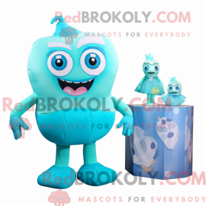 Cyan Candy Box mascot...