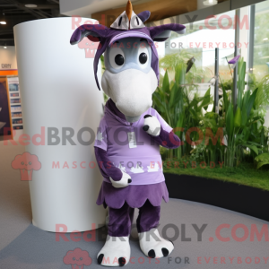 Lavendel Okapi maskot...