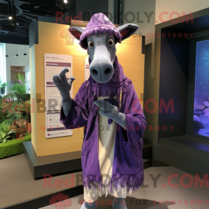 Lavender Okapi mascot...