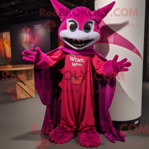 Magenta Vampire mascot...