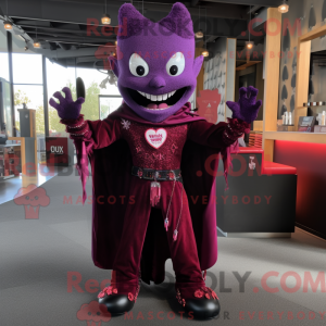 Magenta Vampire mascot...
