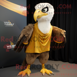 Gold Haast S Eagle maskot...