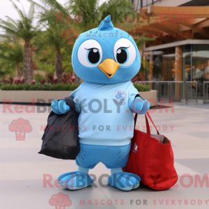 Postava maskota Sky Blue...