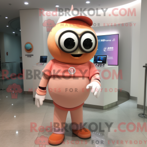 Peach Cyclops mascot...