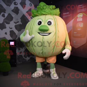 Peach Cabbage mascot...