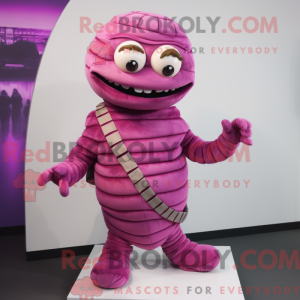 Magenta Mummy mascot...