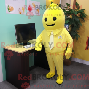 Citrongul Computer maskot...