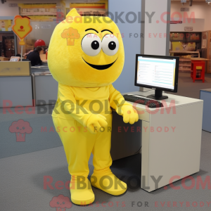 Citrongul Computer maskot...