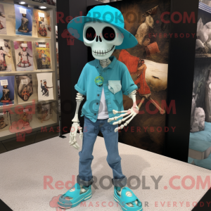 Turquoise Graveyard mascot...