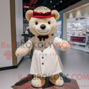 Crèmekleurige teddybeer...