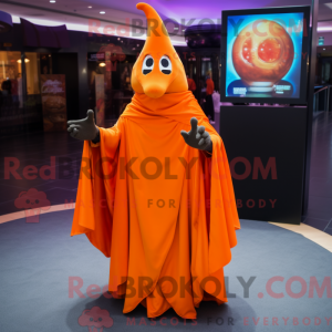 Orange Magician mascot...