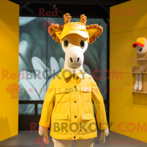 Yellow Giraffe mascot...