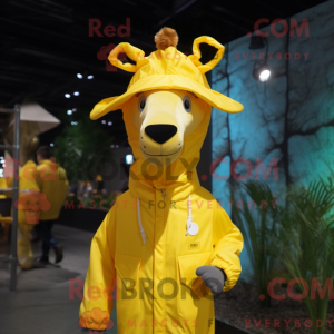 Yellow Giraffe mascot...