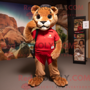 Costume de mascotte de lion...